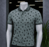 Lacoste Paisley Pattern Polo – Grey Shadow Edition