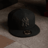 New Era NY Yankees Metallic Black 24 Mlb 59fifty