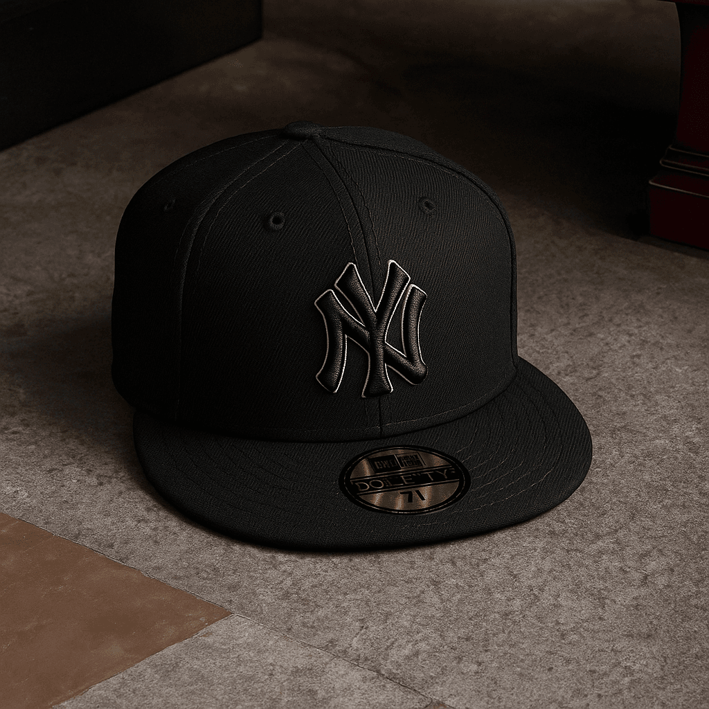 ChatGPT Image 18 sept. 2025, 12_42_56 New Era NY Yankees Metallic Black 24 Mlb 59fifty - Image 1