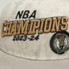 Boston Celtics 2024 NBA Finals Champions New Era -Cream Locker Room 9FIFTY Snapback Adjustable Hat - Image 3