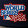 NEW ERA 9FORTY MLB NY YANKEES | LA DODGERS WS 1981 NAVY / SCARLET UV CAP AJUSTABLE - Image 8