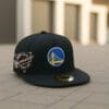 Men's New Era Black Golden State Warriors Neon Emblem 59FIFTY Fitted Hat