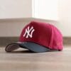 NEW ERA 9FORTY A-FRAME MLB NEW YORK YANKEES WORLD SERIES 1996 TWO TONE / PINK UV SNAPBACK CAP - Image 2