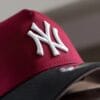 NEW ERA 9FORTY A-FRAME MLB NEW YORK YANKEES WORLD SERIES 1996 TWO TONE / PINK UV SNAPBACK CAP - Image 3