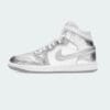 Jordan 1 Mid SE argenté (OUTLET)