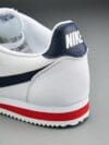 Nike Classic Cortez Cuir - Blanc/Bleu Marine/Rouge - Image 3