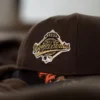 MLB ATLANTA BRAVES WORLD SERIES 1995 MARRON/ SCARLET UV CAP - Image 4