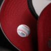 New Era New York Yankees WS 24 A-Frame 9FORTY Snapback Chrome White & Cardinal - Image 2