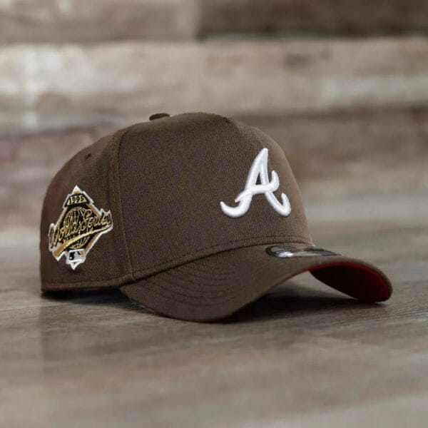 MLB ATLANTA BRAVES WORLD SERIES 1995 MARRON/ SCARLET UV CAP
