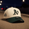 New Era Oakland Athletics 9FORTY Patch Beige & Vert