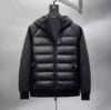 Veste Hybrid Knit & Puffer – Noir - Image 4