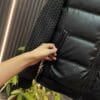 Veste Hybrid Knit & Puffer – Noir - Image 5