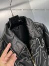 Blouson Cuir Noir Couture Prestige - Image 3