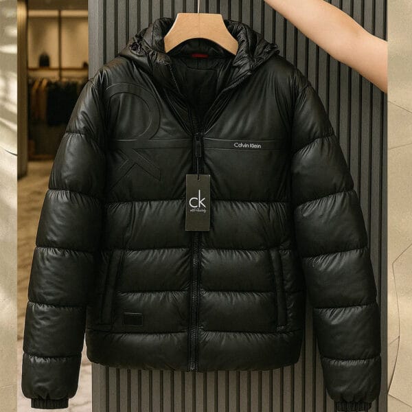 Doudoune Premium Noire – Coupe Moderne