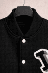 Veste Varsity Black & White “Urban Letters” – Édition Premium - Image 3