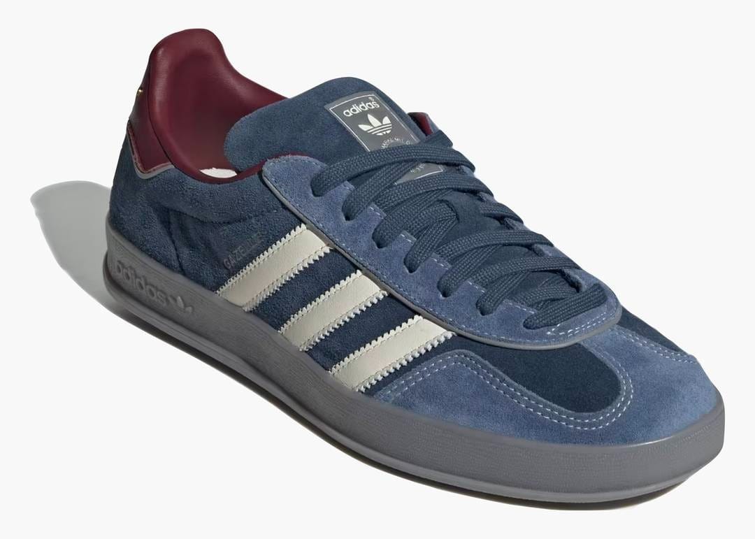 Adidas Gazelle Indoor Crew Navy Burgundy - Image 2