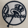 New Era New York Yankees Snapback Cream Navy – Back Logo Edition - Image 3