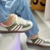 HANDBALL SPEZIAL UNISEX - Baskets basses - silver green/cream white/magic mauve ZD - Image 2