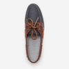 Sebago Docksides Bicolore Navy & Burgundy – Semelle Blanche - Image 4