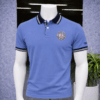 Polo Façonn*able Yacht Club Bleu Lavande Premium