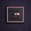 Polo Eden Park bleu marine à bande rose clair - Image 2