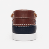 Sebago Docksides Bicolore Navy & Burgundy – Semelle Blanche - Image 3