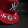 Casquette New York Yankees Rouge avec Patch World Series – Visière Brodée Premium - Image 2