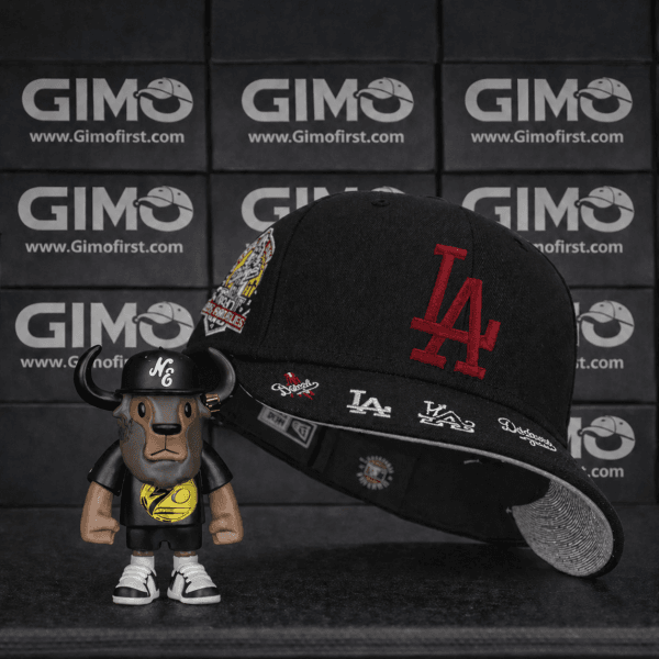 Casquette New Era 59FIFTY LA Black Custom – Visière Brodée Exclusive
