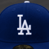 New Era LA Royal Blue Fitted Cap – White Logo Edition - Image 3