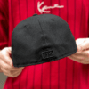 Blackout Marlin Fitted Cap – Full Black Edition - Image 3