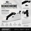 Lacoste Monochrome Court Black & White - Image 4