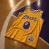 BAPE Lakers Hardwood Gold Edition Jersey