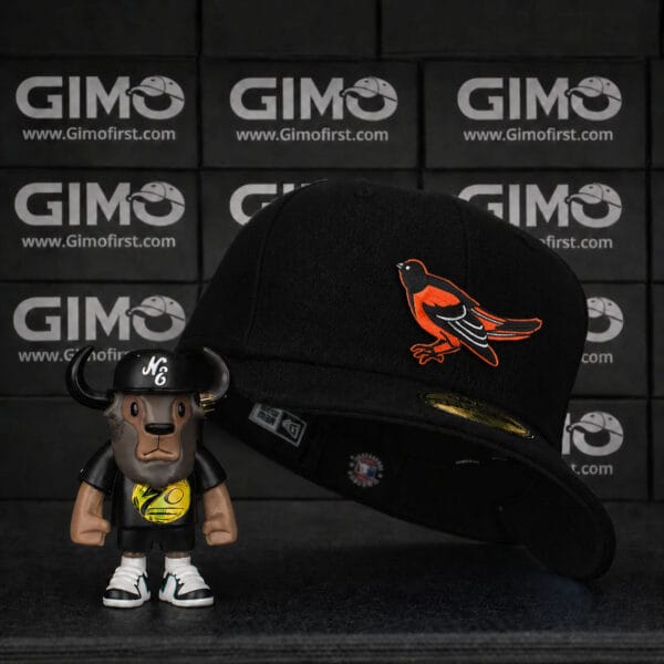 New Era Baltimore Blackbird Fitted Cap – Black & Orange Edition