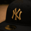 New Era NY Black & Gold Fitted Cap – Dual Edition - Image 2