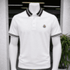 Polo Moncler Signature Blanc Bordeaux Premium