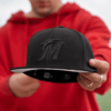 Miami Marlins Black on Black 59Fifty - Image 2