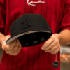 59FIFTY MLB NEW YORK YANKEES BLACK WOOL/ GREY UV FITTED CAP
