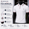 Polo Blanc Signature Tricolore - Image 3