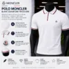 Polo Blanc Signature Tricolore - Image 3