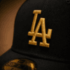 New Era LA Black & Gold Fitted Cap – Premium Edition - Image 2