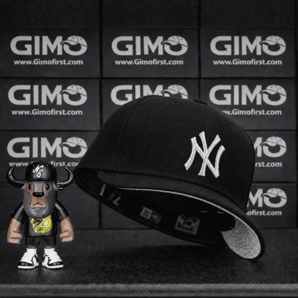 New Era NY Black Fitted Cap