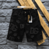 Black Royal D&G Monogram Denim Short