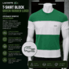 T-shirt La*coste Block Green Rubber Logo - Image 3
