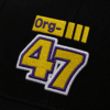 Los Angeles Lakers New Era Black Rally Drive Side Patch 58-57-59 - Image 3