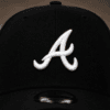 Atlanta Braves Blackout 59FIFTY Fitted Cap - Image 2