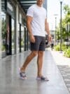 RBK Fulgere Swim Slides Purple / Grey - Image 3