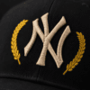 Ajustable Yankees New Era Navy Gold Leaf 59FIFTY Fitted Hat - Image 4