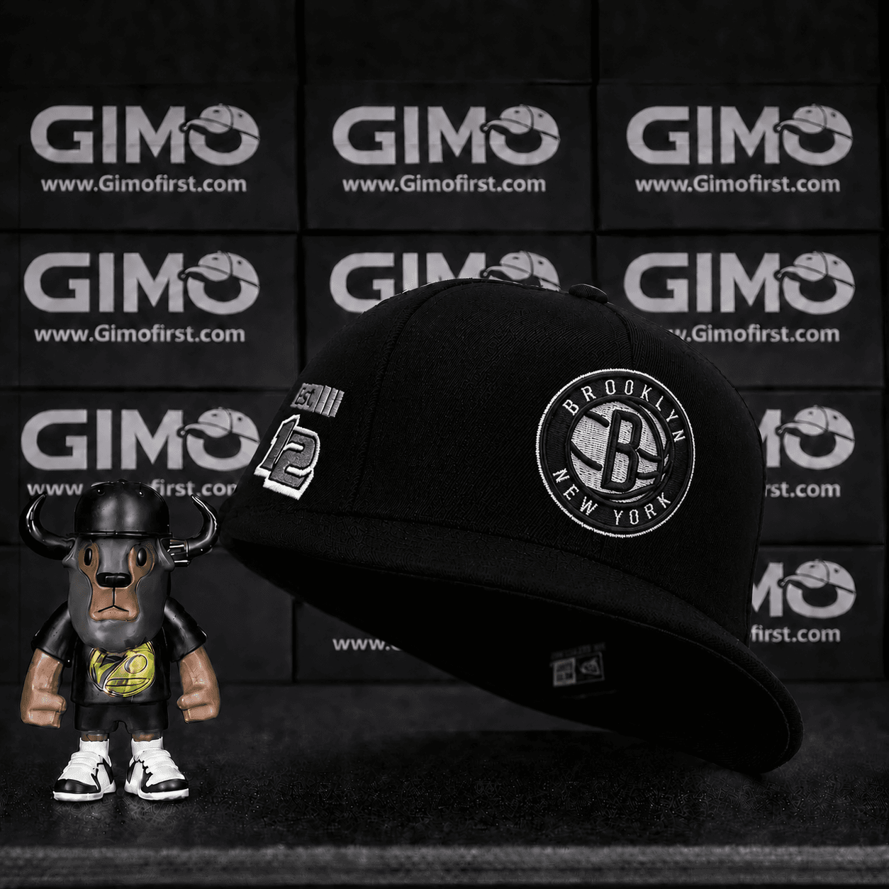b37f615e-58c0-469a-93a3-edbf87dc4b63 Brooklyn Nets Paint the City Fitted 57/58/59 - Image 1