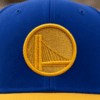 New Era Golden State Warriors Draft Edition 9FIFTY – Bleu & Or - Image 3