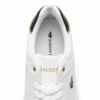 Lacoste T-Clip Premium Leather – White / Navy / Brown - Image 6